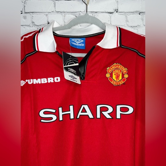 BECKHAM‎ MANCHESTER UNITED 1998 HOME JERSEY - NWT ⚽️🔥💯 - Picture 5 of 5